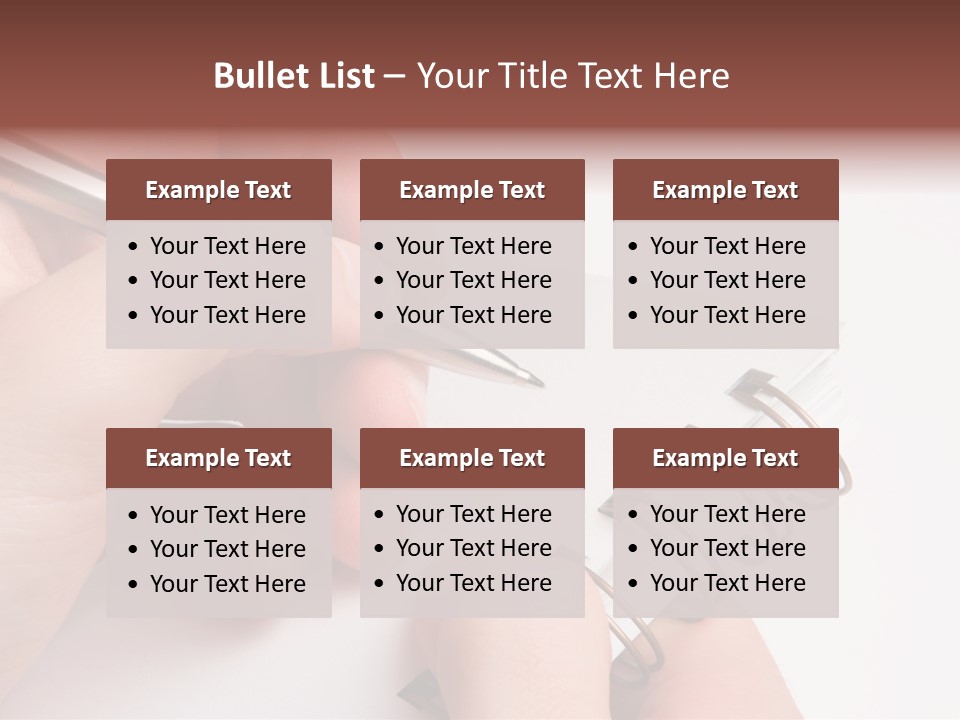 Spiral Message Male PowerPoint Template