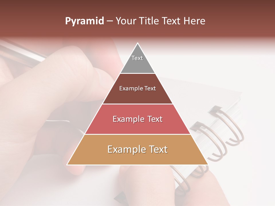 Spiral Message Male PowerPoint Template