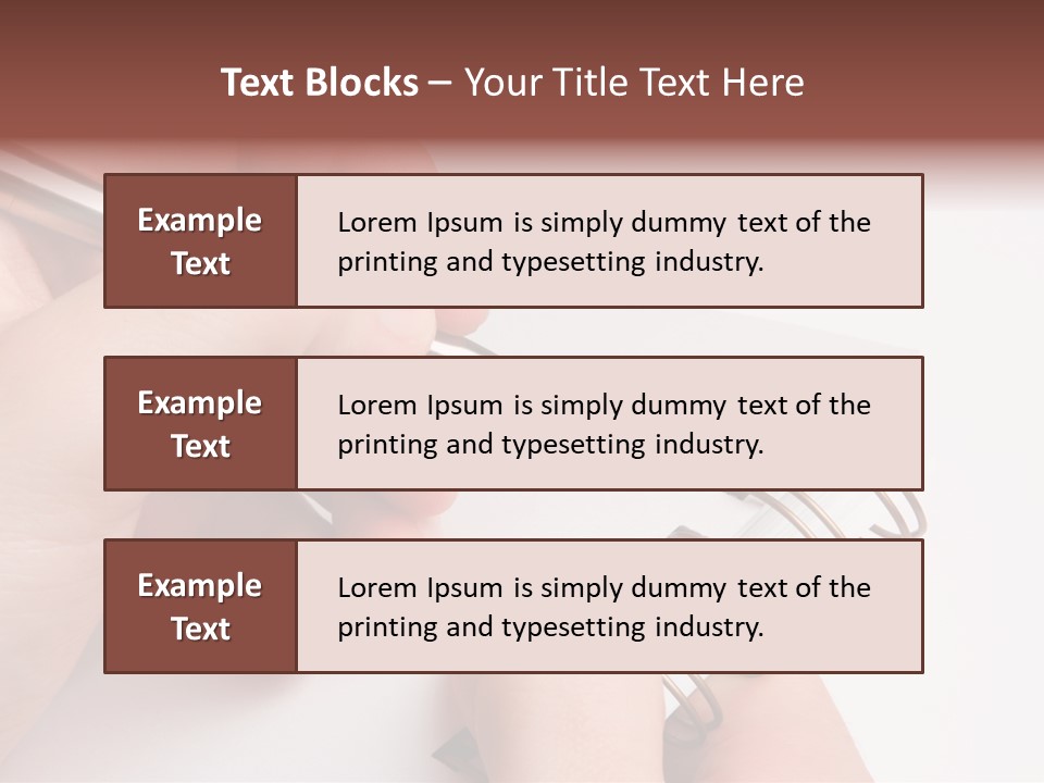 Spiral Message Male PowerPoint Template