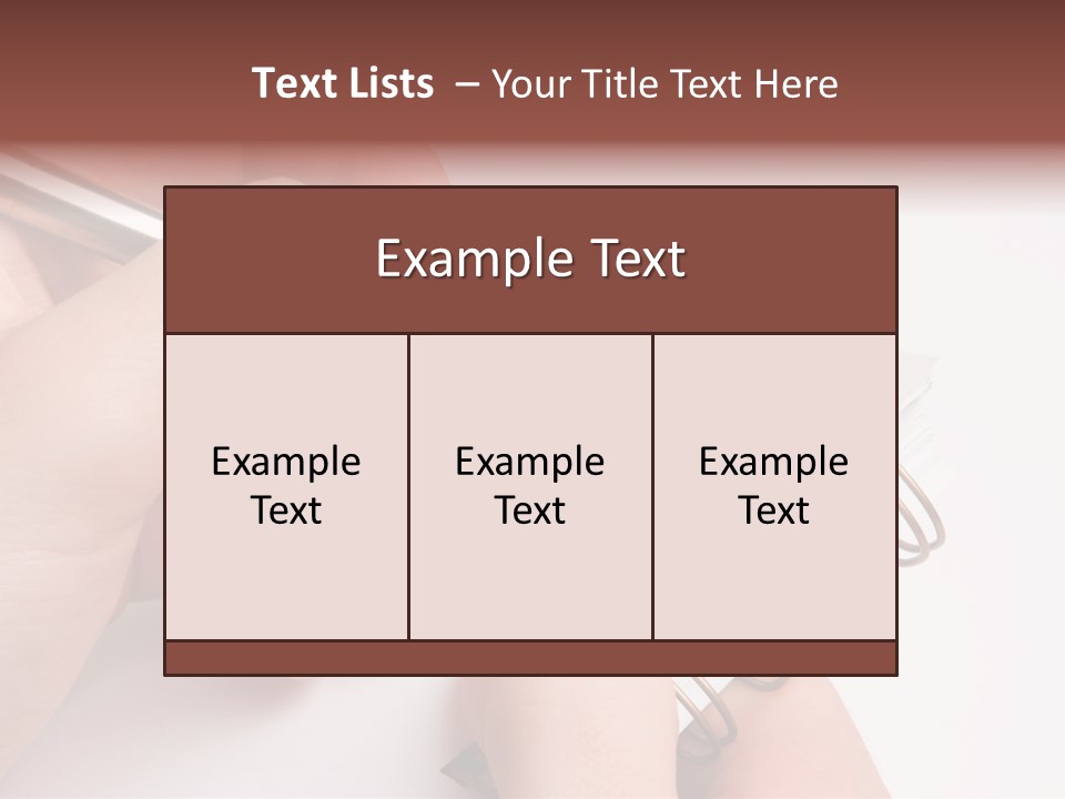 Spiral Message Male PowerPoint Template