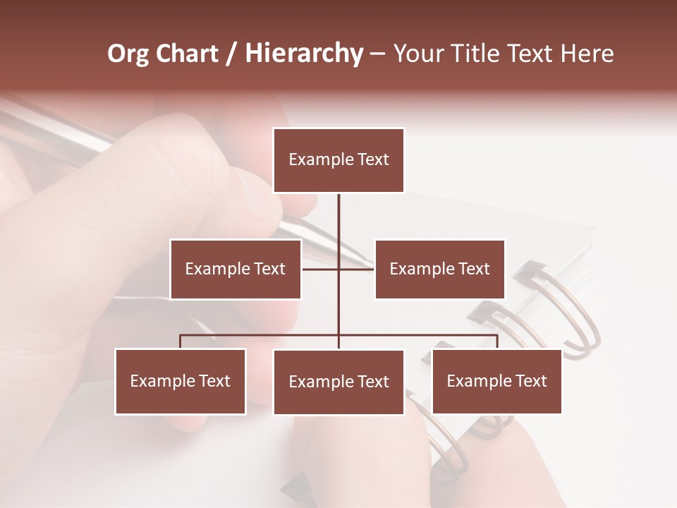 Spiral Message Male PowerPoint Template