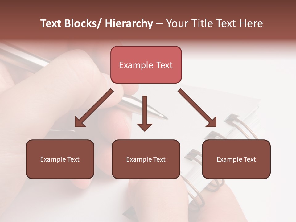 Spiral Message Male PowerPoint Template