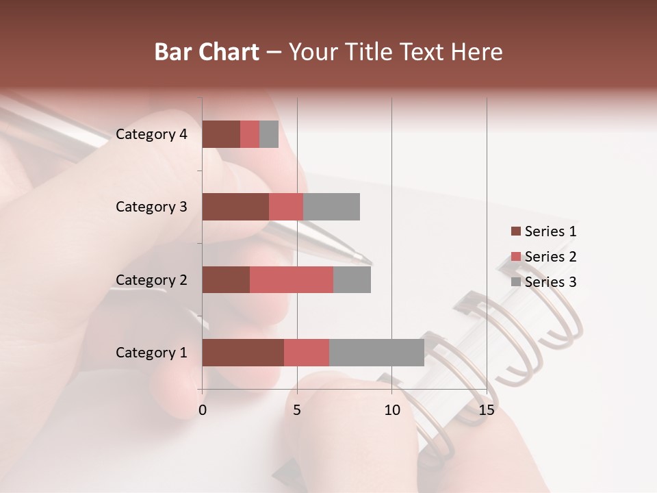 Spiral Message Male PowerPoint Template