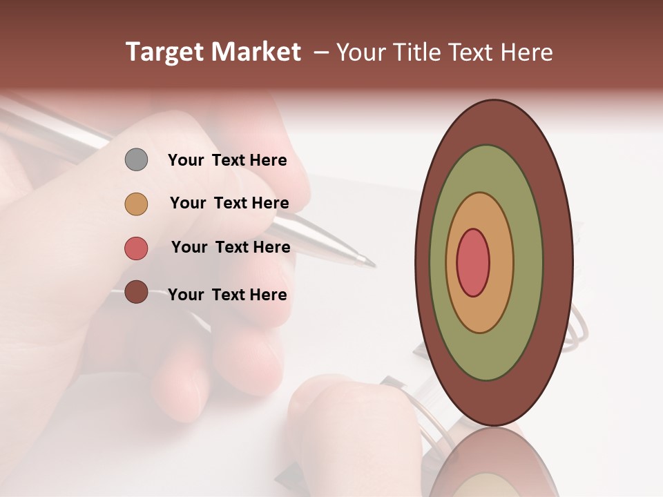 Spiral Message Male PowerPoint Template