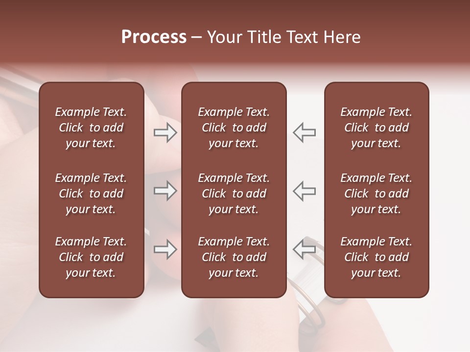Spiral Message Male PowerPoint Template