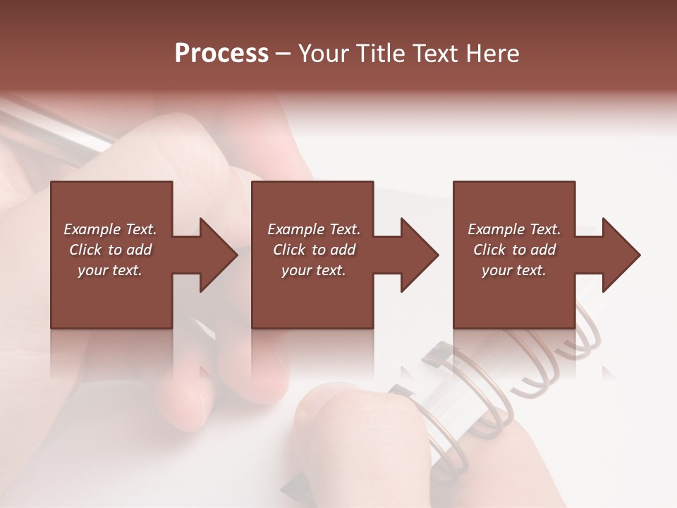 Spiral Message Male PowerPoint Template