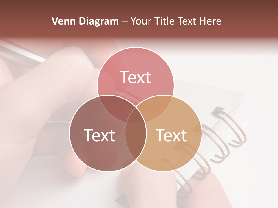 Spiral Message Male PowerPoint Template