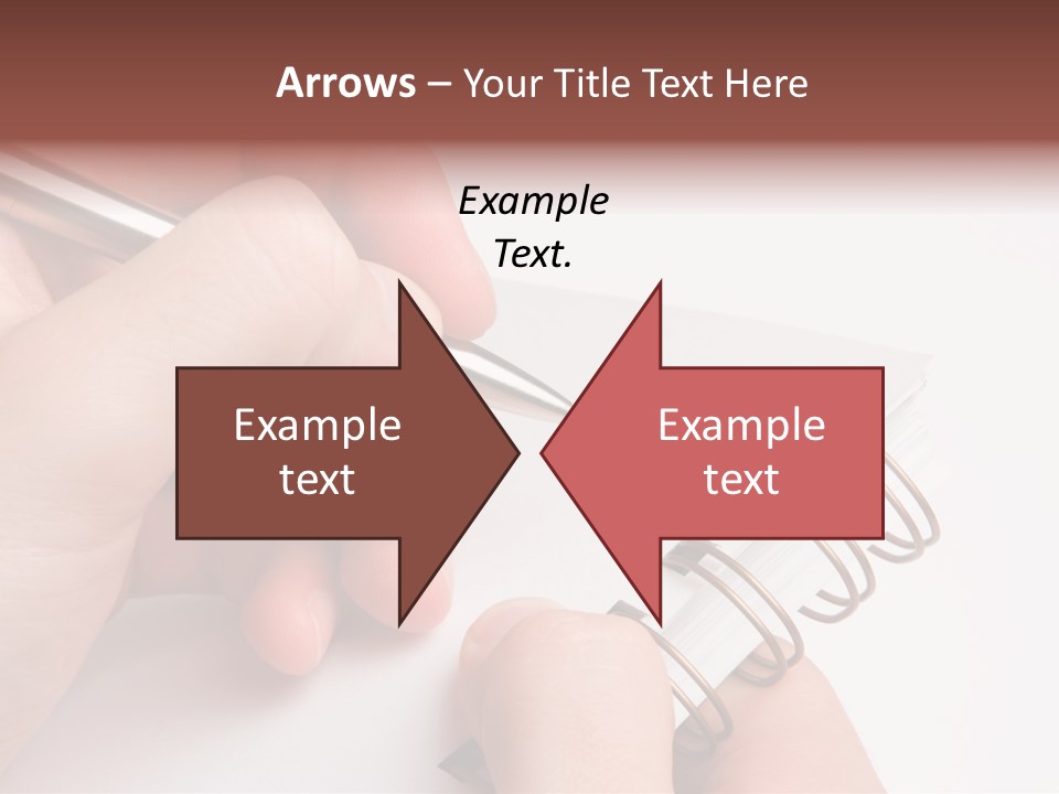 Spiral Message Male PowerPoint Template