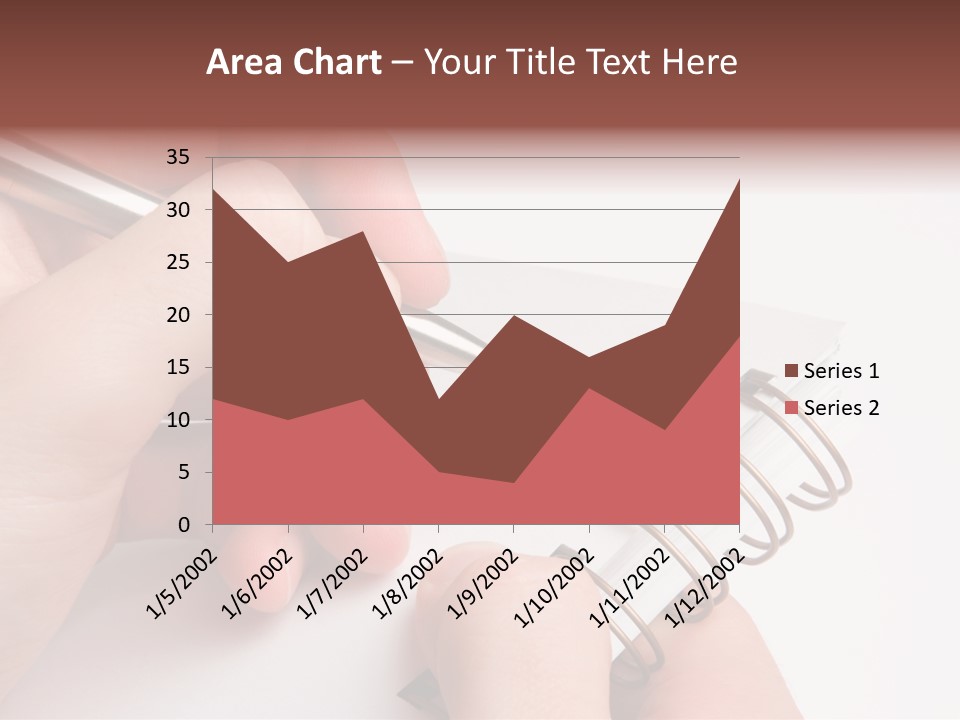 Spiral Message Male PowerPoint Template