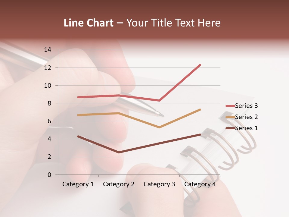 Spiral Message Male PowerPoint Template