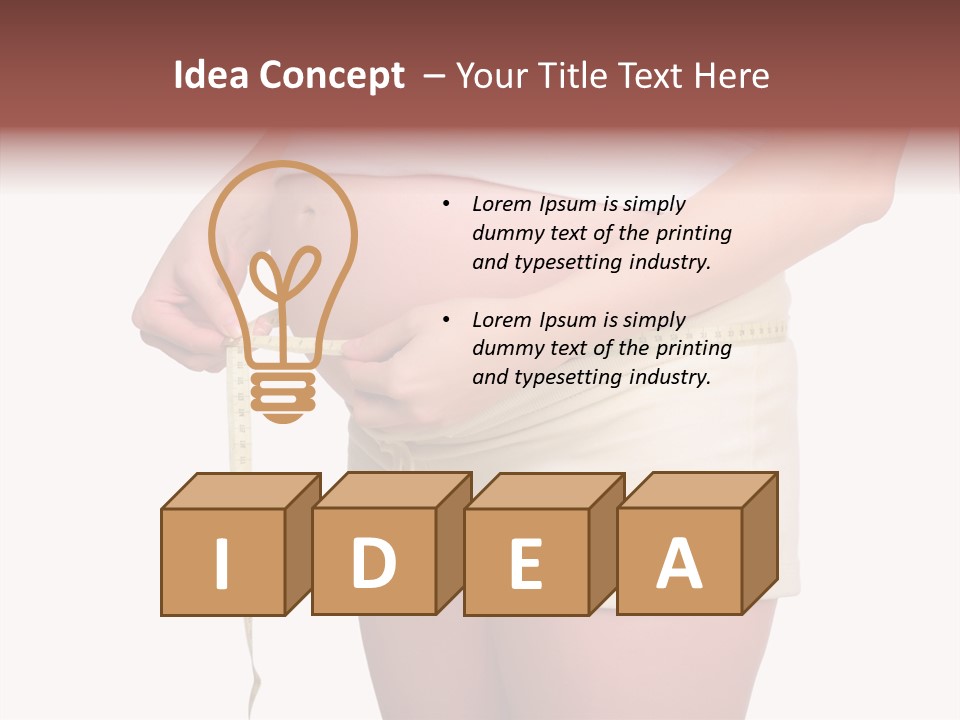 Tape Nature Isolated PowerPoint Template