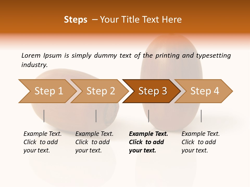 Shell September Nut PowerPoint Template