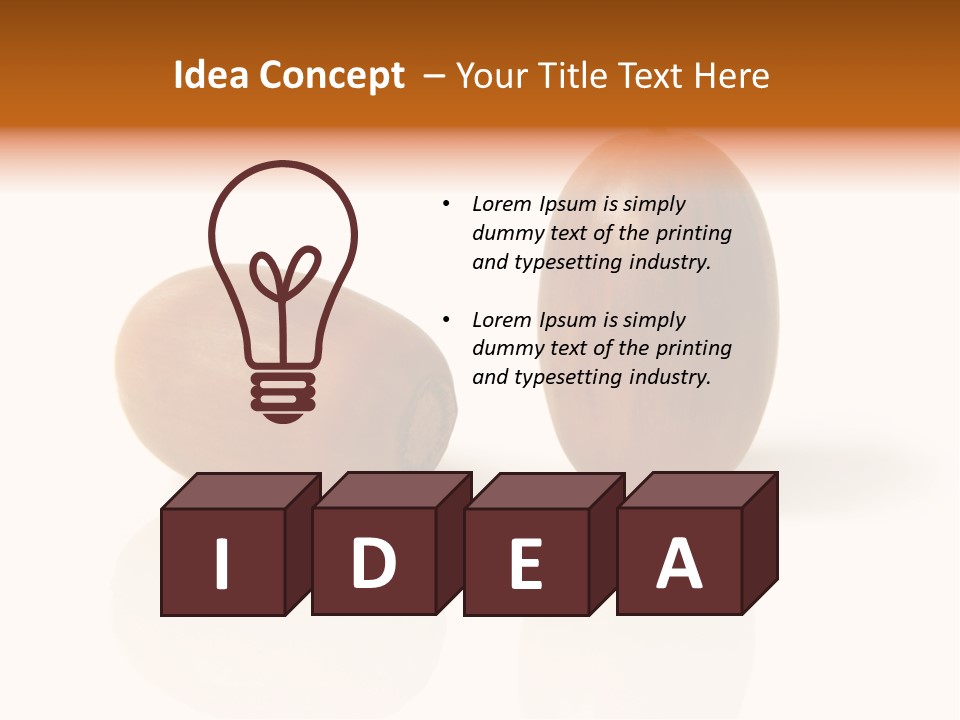 Shell September Nut PowerPoint Template