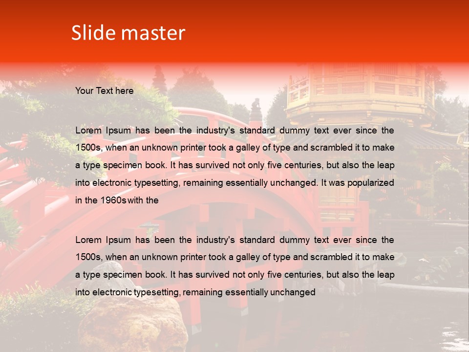 Bridge Harmony Zen PowerPoint Template