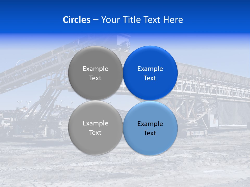 Load Machinery Gold PowerPoint Template