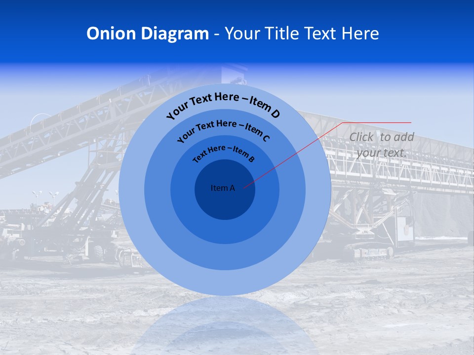 Load Machinery Gold PowerPoint Template
