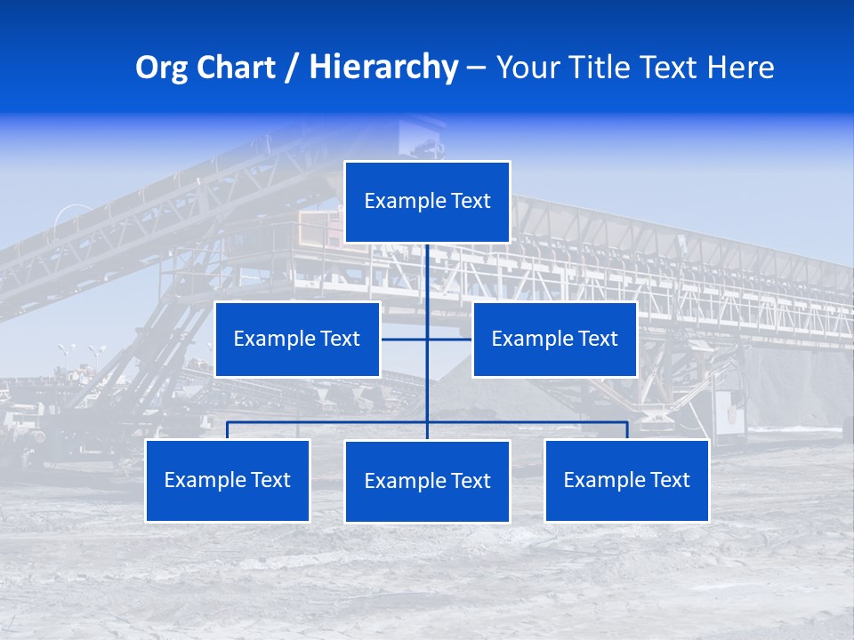 Load Machinery Gold PowerPoint Template