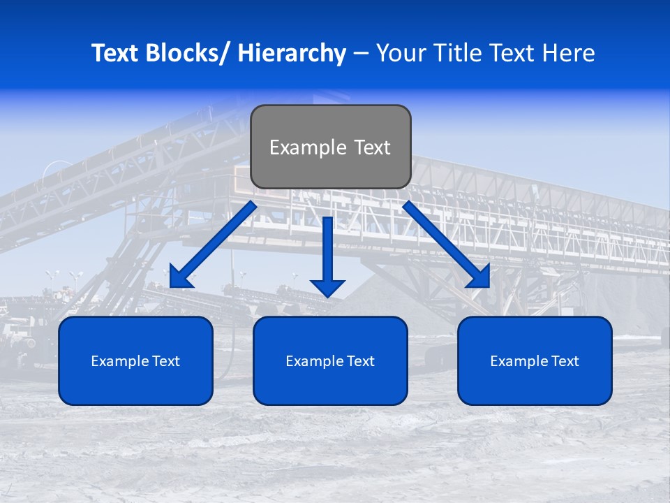 Load Machinery Gold PowerPoint Template