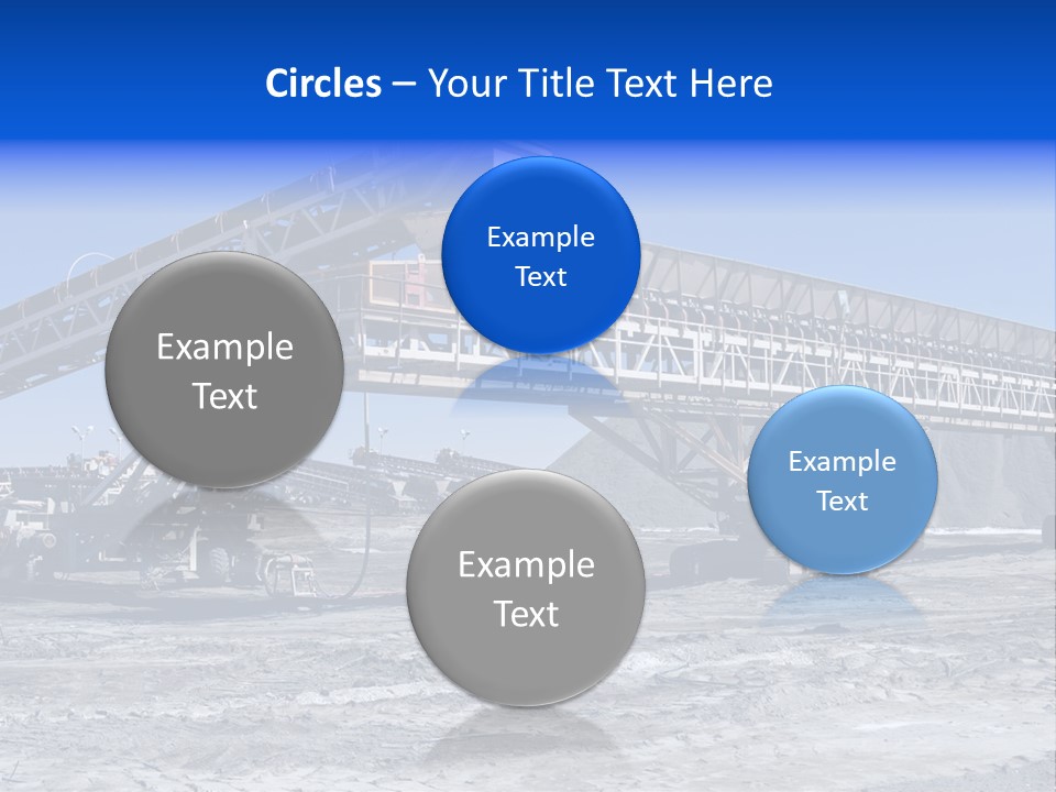 Load Machinery Gold PowerPoint Template