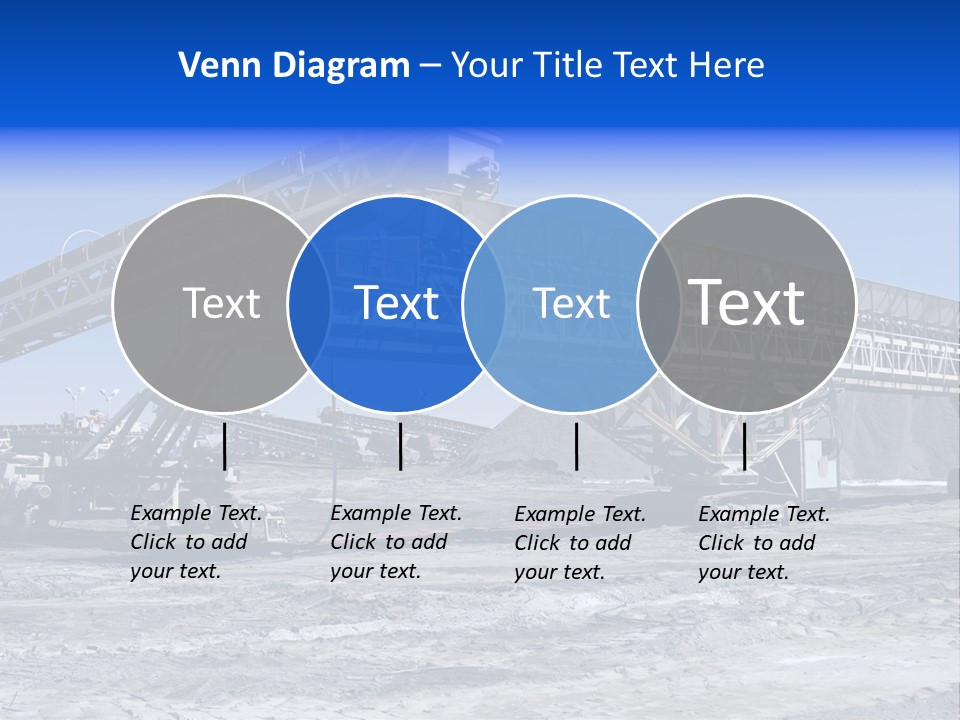 Load Machinery Gold PowerPoint Template