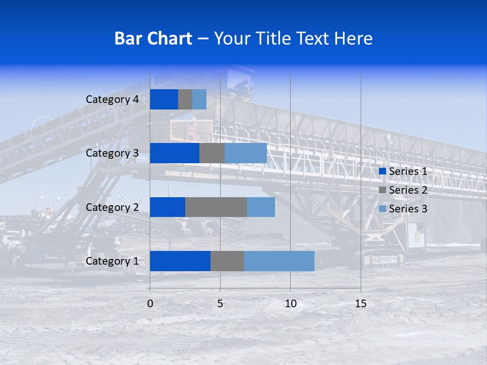 Load Machinery Gold PowerPoint Template