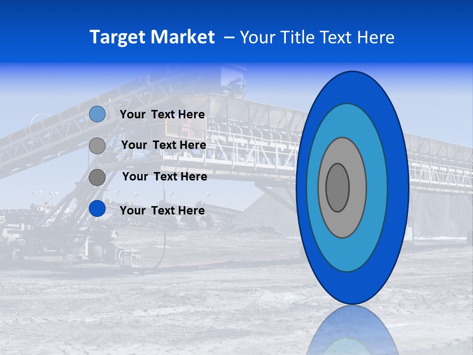 Load Machinery Gold PowerPoint Template