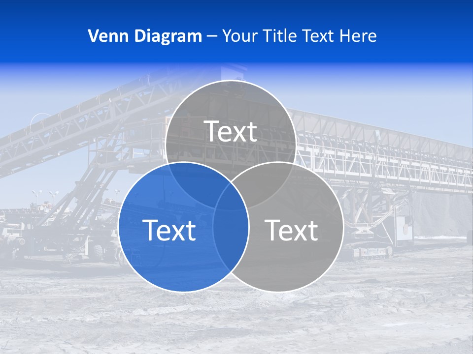 Load Machinery Gold PowerPoint Template