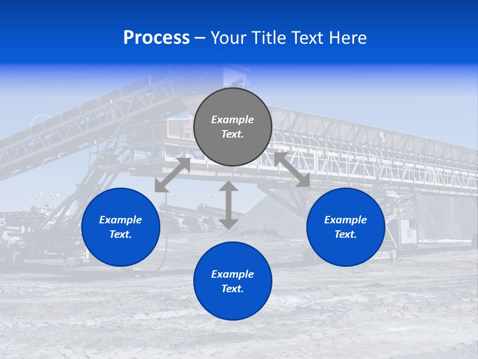 Load Machinery Gold PowerPoint Template