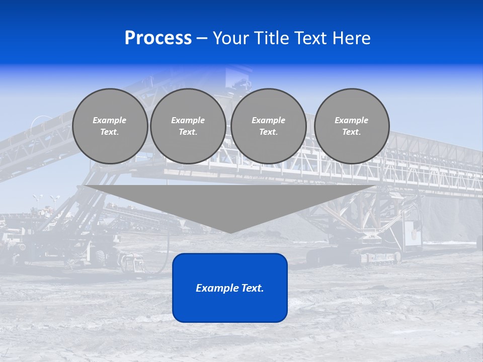 Load Machinery Gold PowerPoint Template