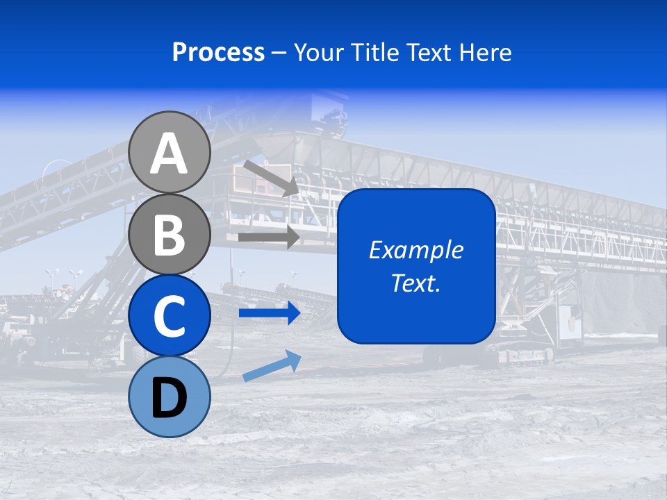 Load Machinery Gold PowerPoint Template
