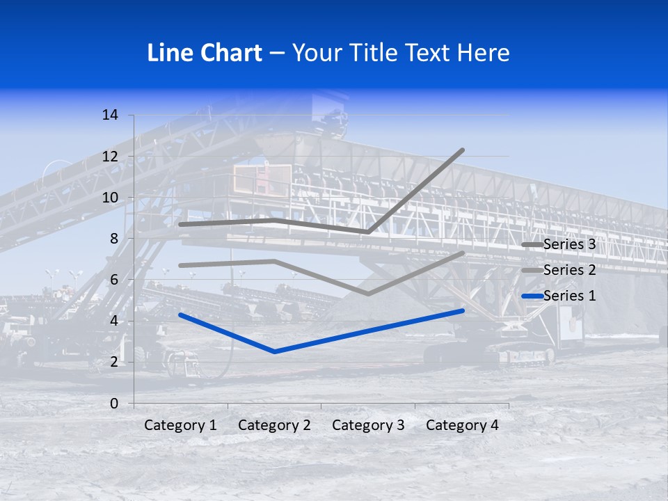 Load Machinery Gold PowerPoint Template