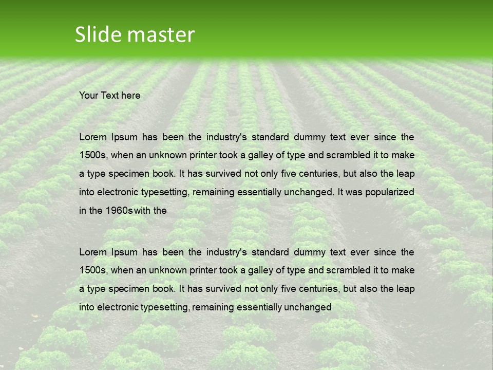 Natural Farming Field PowerPoint Template
