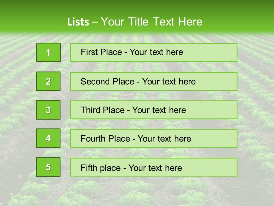 Natural Farming Field PowerPoint Template