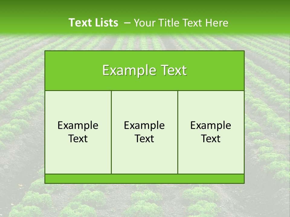 Natural Farming Field PowerPoint Template