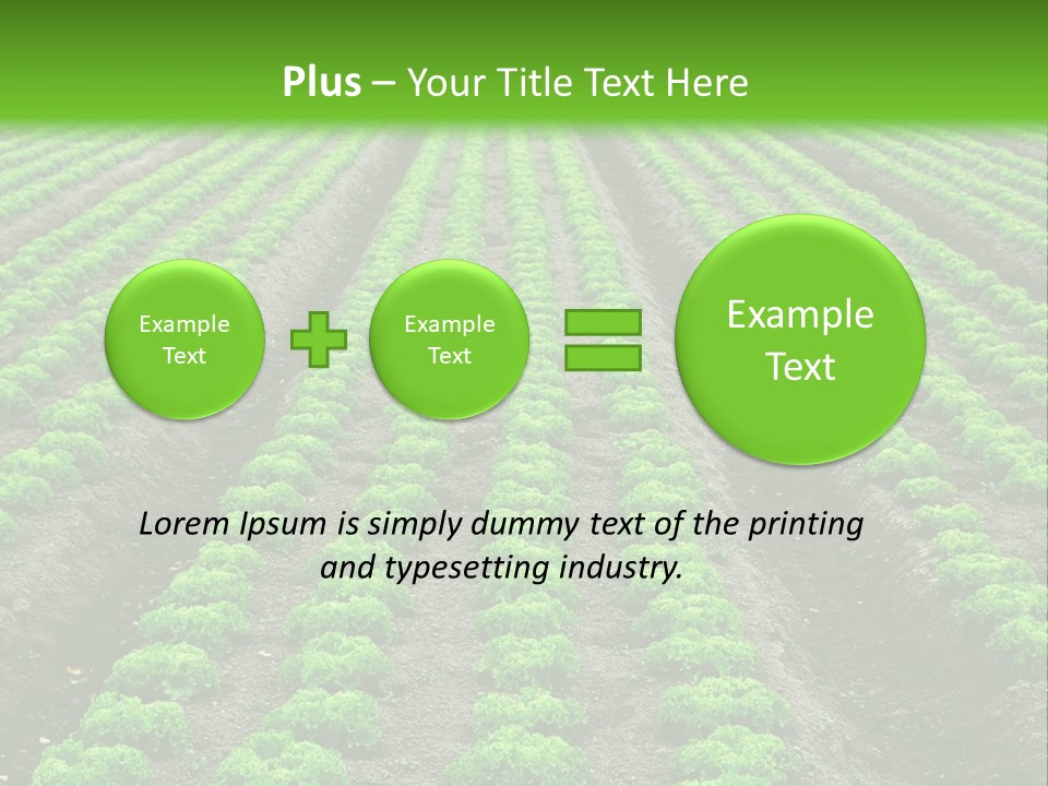 Natural Farming Field PowerPoint Template