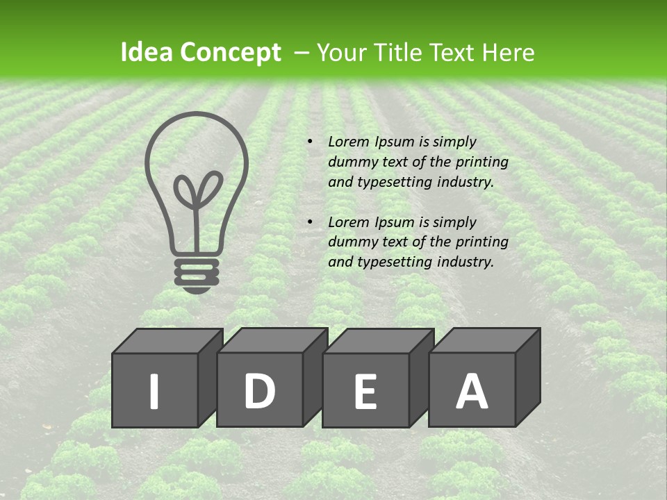 Natural Farming Field PowerPoint Template