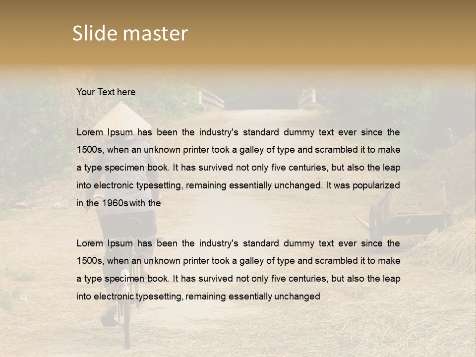 Rice Travel Valley PowerPoint Template