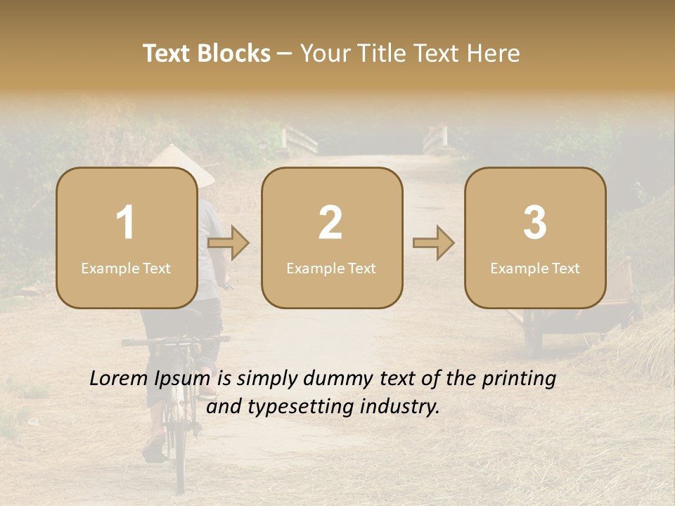 Rice Travel Valley PowerPoint Template