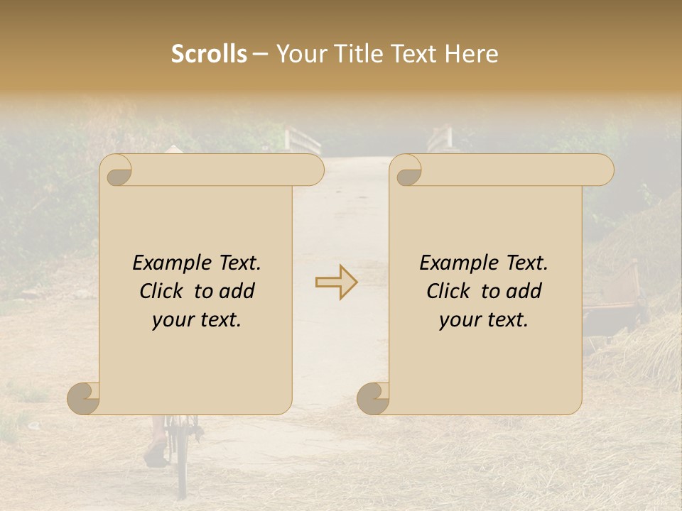 Rice Travel Valley PowerPoint Template