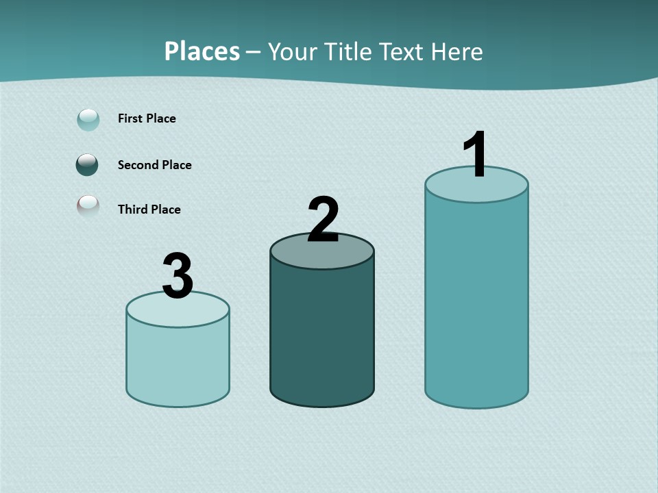 Turquoise Art Abstract PowerPoint Template