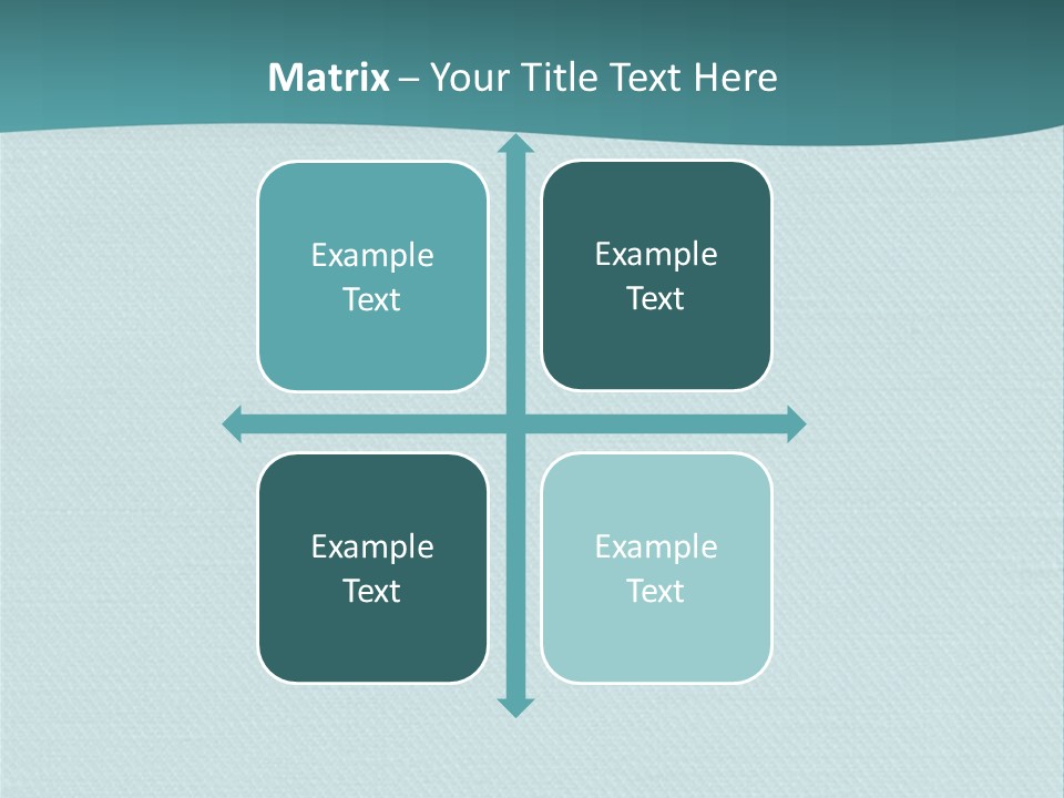 Turquoise Art Abstract PowerPoint Template