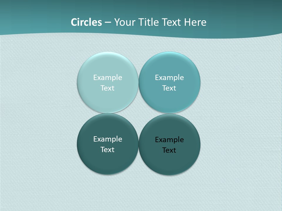 Turquoise Art Abstract PowerPoint Template