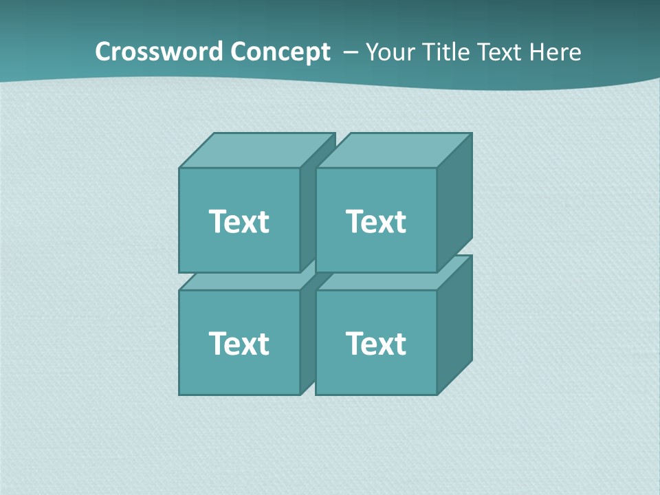 Turquoise Art Abstract PowerPoint Template