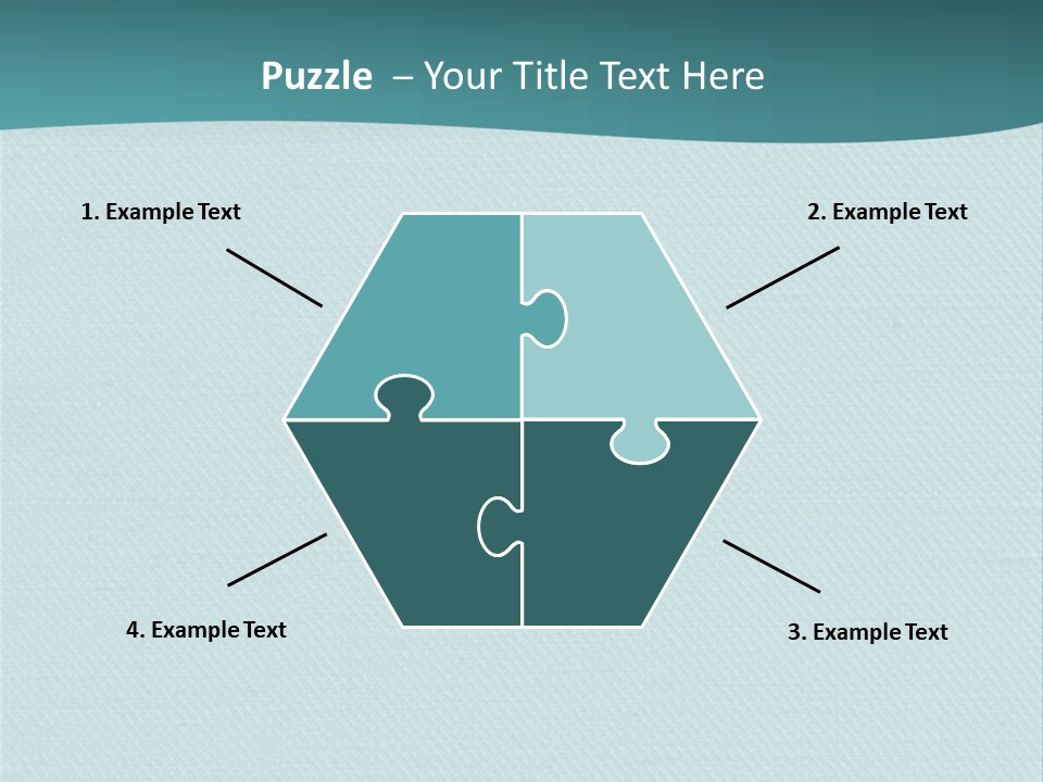 Turquoise Art Abstract PowerPoint Template