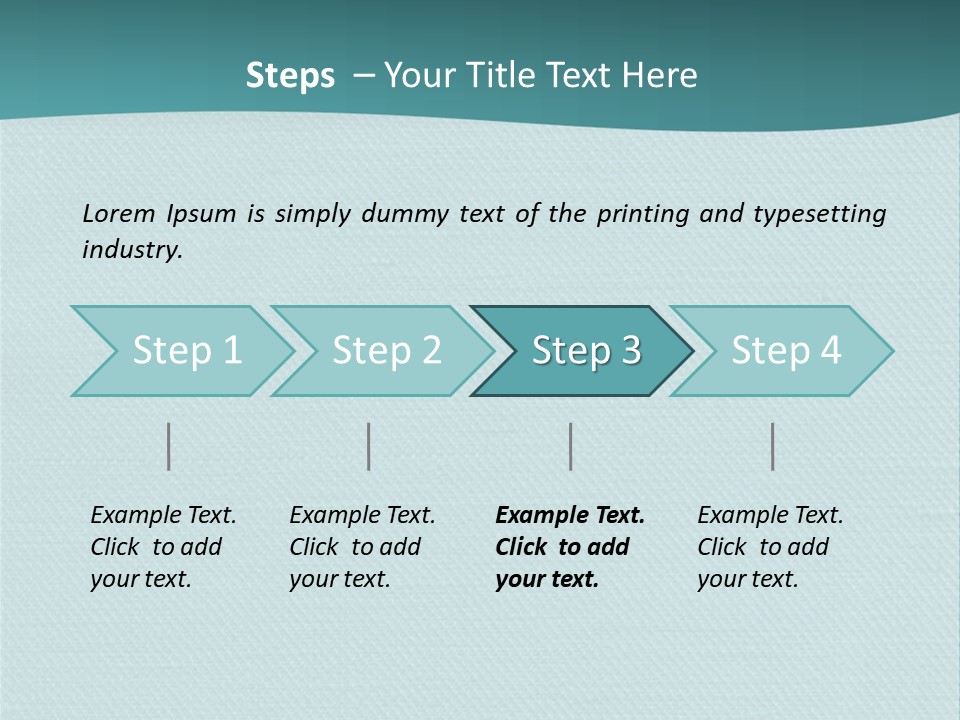 Turquoise Art Abstract PowerPoint Template