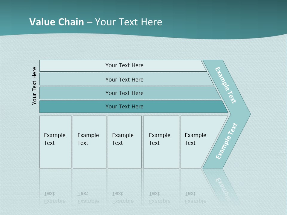 Turquoise Art Abstract PowerPoint Template