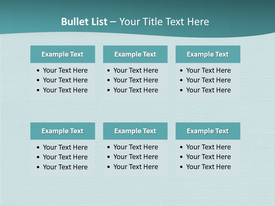 Turquoise Art Abstract PowerPoint Template