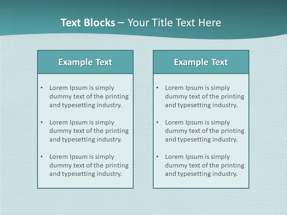 Turquoise Art Abstract PowerPoint Template