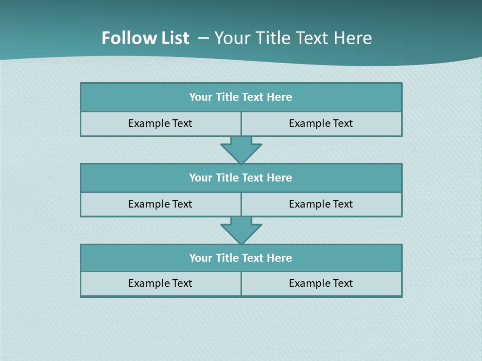 Turquoise Art Abstract PowerPoint Template