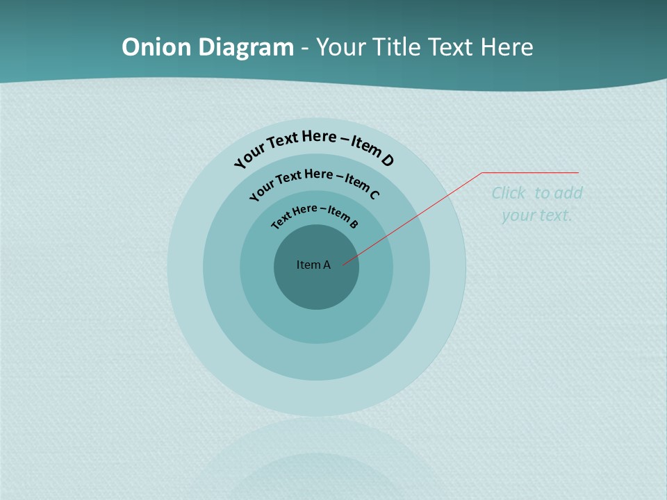 Turquoise Art Abstract PowerPoint Template